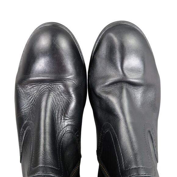 Hush Puppies Shoes Mens 10 Ankle Boots Shepsky Black Leather Zip Dress Classic main image 14